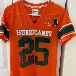 Victoria Secret PINK University of Miami Jersey